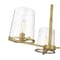 Z-Lite Callista 3 Light Chandelier, Rubbed Brass & Clear 3032-3RB - alternate 5